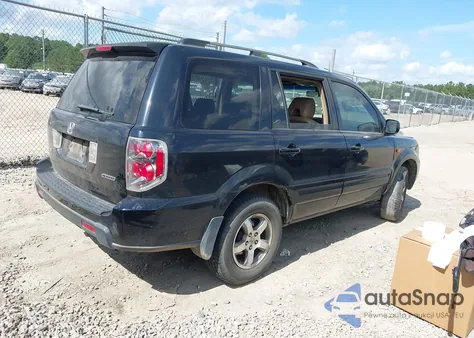 2006 Honda Pilot Ex-L из США, поврежденный, VIN 2HKYF18696H560224